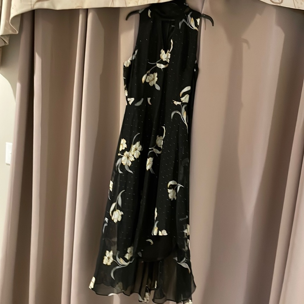NWT WHBM size 14 Floral high low maxi dress